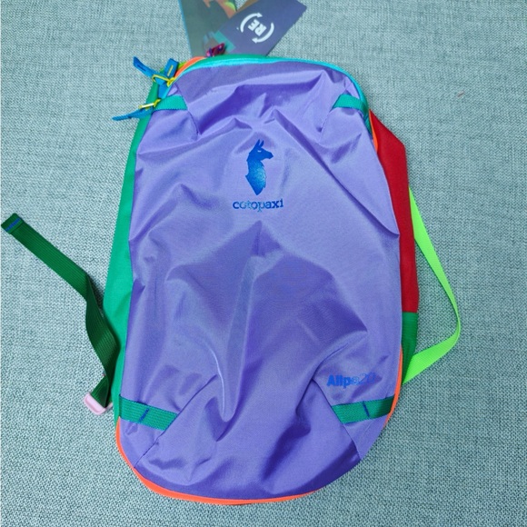 cotopaxi Handbags - Cotopaxi Allpa 20L Logo Colorblock Backpack - Purple & Multicolor NWT